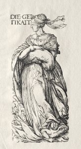 Seitsemän pahetta: Ahneus, c. 1510. tekijältä Hans Burgkmair
