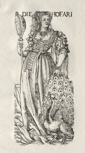 Seitsemän pahetta: Pride, c. 1510. tekijältä Hans Burgkmair