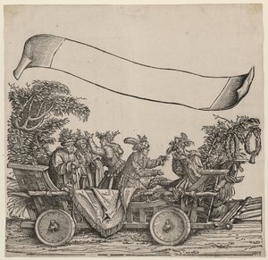 Luonnonhullut Keisari Maximilian I:n voittokulkue, noin 1515