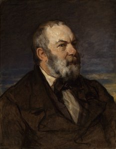 Maalari Johann Wilhelm Schirmerin muotokuva tekijältä Hans Canon