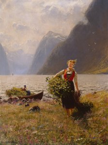 Dairymaid ja lehtipulttu tekijältä Hans Dahl
