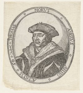 Portree van Thomas More tekijältä Hans Holbein (II) (attributed to)