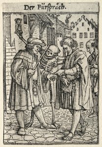 Dance of Death: The Advocate. tekijältä Hans Holbein