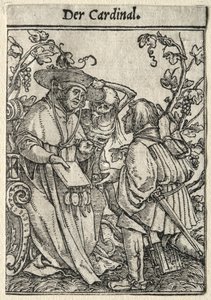 Dance of Death: The Cardinal. tekijältä Hans Holbein