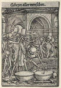 Dance of Death: Kuoleman trumpetistit. tekijältä Hans Holbein