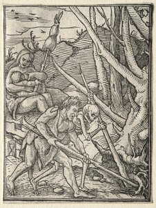 Kuoleman tanssi: Adam, joka muokkaa maata tekijältä Hans Holbein