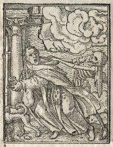 Kuolemantanssi: Rääkkäri, nunna. tekijältä Hans Holbein