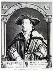 Hans Holbein nuorempi, kaiverrettu Bartholomaus Huebnerin toimesta, 1790. tekijältä Hans Holbein der Jüngere