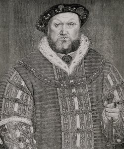 Henrik VIII (1491-1547) tekijältä Hans Holbein der Jüngere