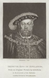 Henrik VIII Englannin kuningas tekijältä Hans Holbein der Jüngere