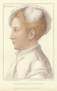 Englannin ja Irlannin kuningas Edward VI (akvatintti)