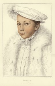 Ranskan kuningas Francis II (akvatinta)