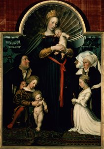Burgermeister Meyerin Madonna tekijältä Hans Holbein der Jüngere