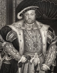 Kuningas Henrik VIII:n (1491-1547) muotokuva teoksesta "Lodge