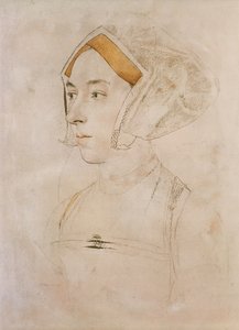Lady Willoughbyn muotokuva (pastelli paperille) tekijältä Hans Holbein der Jüngere