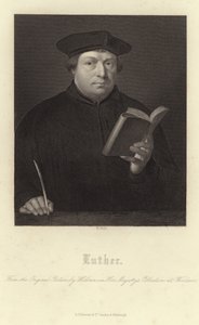 Martti Lutherin muotokuva tekijältä Hans Holbein der Jüngere