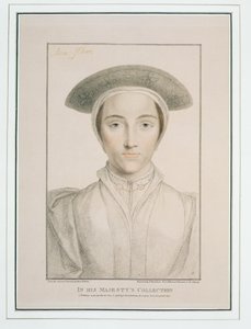 Francesco Bartolozzin (1727-1815) kaivertama muotokuva Clevesin kuningatar Annesta (1515-57), julkaistu 1796 tekijältä Hans Holbein der Jüngere