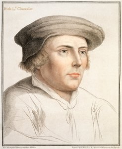 Richard Rich, ensimmäinen paroni Rich (n.1496-1567), kaivertaja Francesco Bartolozzi (1727-1815). tekijältä Hans Holbein der Jüngere