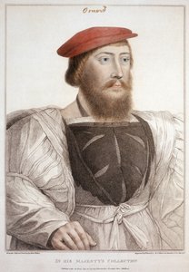 Sir Thomas Boleyn (1477-1539) Francesco Bartolozzin (1727-1815) kaiverrus 1797 tekijältä Hans Holbein der Jüngere