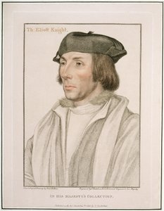 Sir Thomas Elyot (n. 1490-1546), kaiverrus Francesco Bartolozzi (1727-1815) 1794 tekijältä Hans Holbein der Jüngere