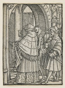 Kuolemantanssin kaanon (Lyon), 1538, 1523-1526. tekijältä Hans Holbein der Jüngere