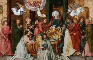 Siunatun Äidin Marian kuolema. 1492