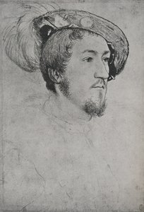 A Gentleman: Tuntematon, c1532-1543 1945 tekijältä Hans Holbein der Jüngere