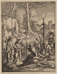 Jeesus kohtaa vastustajansa tekijältä Hans Holbein the Younger