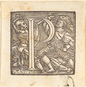 Kirjain P tekijältä Hans Holbein der Jüngere