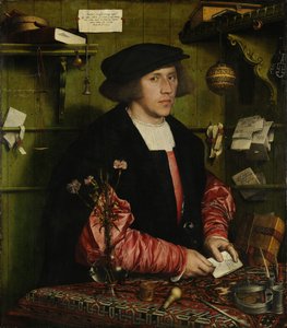 Kauppias George Giszen muotokuva tekijältä Hans Holbein der Jüngere