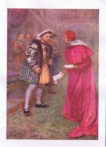 Read oer this?.an dthen to brekfast with what appetite you have (Kuningas Henrik VIII), kirjasta The Complete Works of Shakespeare, jonka on julkaissut George Harrap & Co Ltd, 1920-luvulla. tekijältä Hans Holbein der Jüngere
