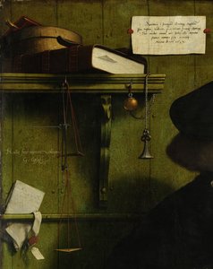 Kauppias Georg Giszen yksityiskohta, 1532 tekijältä Hans Holbein der Jüngere