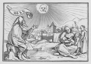 Hoosean profetia, Hoosea I, 1 tekijältä Hans Holbein der Jüngere