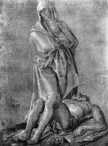 "Neitsyt ja kuollut Kristus", 1913. tekijältä Hans Leu The Younger