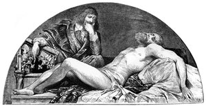 Joseph Ribera, espanjalainen taiteilija, joka toimii Italiassa, 1880-1882. tekijältä Hans Makart
