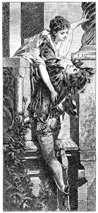 Romeo ja Julia, 1880-1882 tekijältä Hans Makart