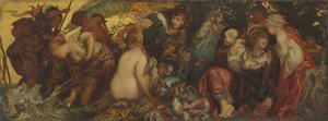 Meren aarteet, n. 187075. tekijältä Hans Makart