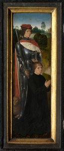 Adriaan Reinsin triptyykin vasen siipi tekijältä Hans Memling