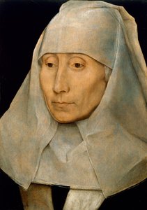 Vanhan naisen muotokuva, 1468-70