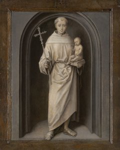 Pyhä Antonius Padovalainen, 1485-1490 tekijältä Hans Memling