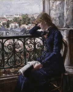 Ikkunalla. 1881