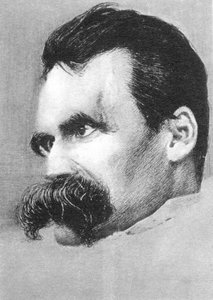 Friedrich Wilhelm Nietzsche, saksalainen filosofi ja kirjailija tekijältä Hans Olde