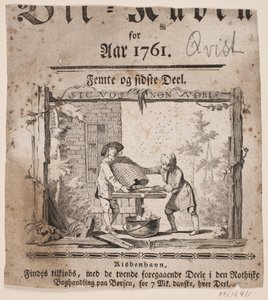Nimivinjetti "Bii-Kuben vuodelle 1761", osa V
