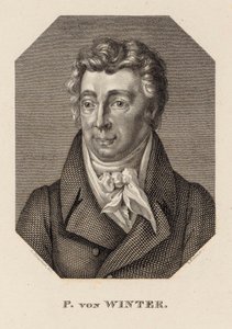 Säveltäjä Peter von Winterin muotokuva 1754-1825 n. 1830. tekijältä Hans Rudolf Rahn