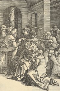 Orjantappuroilla kruunattu Kristus, Herramme Jeesuksen Kristuksen kärsimyksen peilistä, 1507. tekijältä Hans Schäufelein the Elder