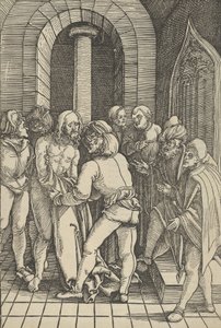 Crist Despullat, del Mirall de la passió de nostre Senyor Jesucrist, 1507. finlandès tekijältä Hans Schäufelein the Elder