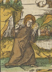 Kristus hyvänä paimenena, Das Plenariumista, 1517. tekijältä Hans Schäufelein the Elder