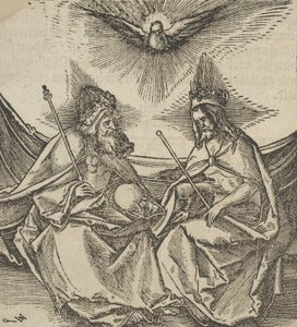 Pyhä kolminaisuus, Hymmelwagenista kuka elää hyvin..., 1517. tekijältä Hans Schäufelein the Elder