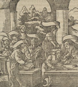 The Making of Armours, Hymmelwagenista kuka elää hyvin..., 1517. tekijältä Hans Schäufelein the Elder