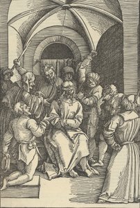 Kristuksen pilkkaaminen Herramme Jeesuksen Kristuksen kärsimyksen peilistä, 1507.